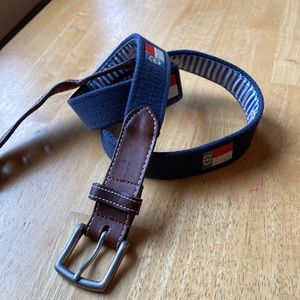Jt.Spencer leather canvas belt size 42 made in USA